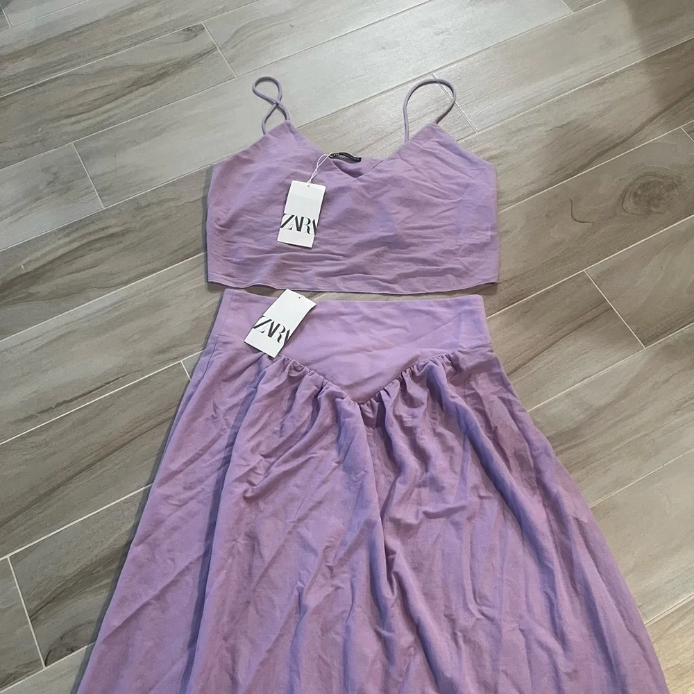 Zara flowy top & maxi skirt NWT - Picture 4 of 4